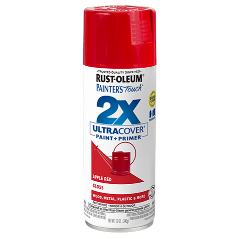 2x Ultra Coverage Glossy Spray Paint Set - 12 Ounce Cans (Pack of 6)