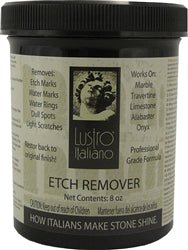 8 oz Lustro Italiano Marble Etch and Watermark Remover - Case of 12