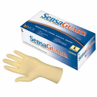 MCR Safety Large Disposable Powder-Free Latex Gloves - 100 Pieces
