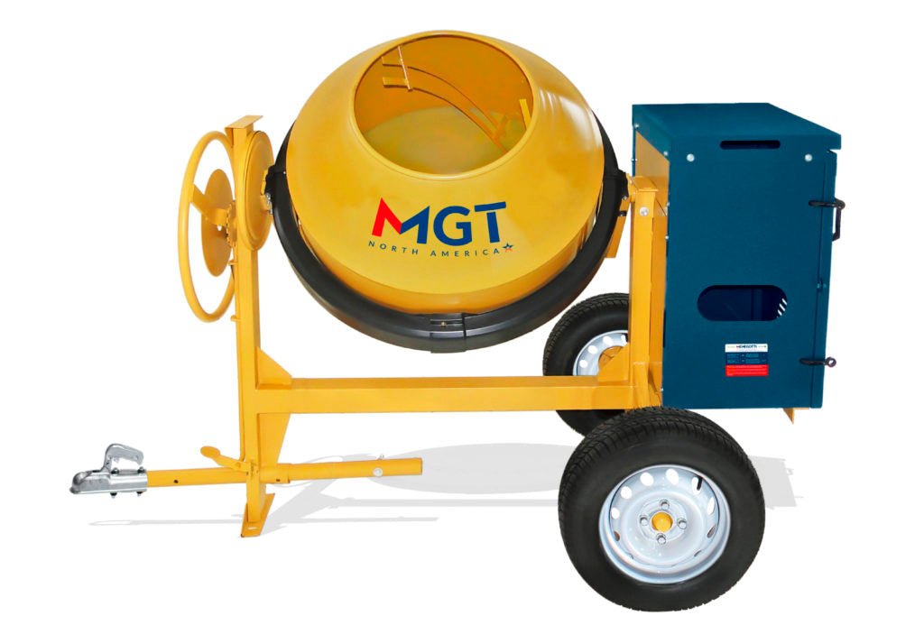 Professional Menegotti Heavy - Duty 11 CuFt Concrete Mixer