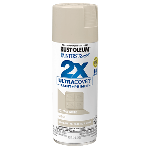 2x Ultra Coverage Glossy Spray Paint Set - 12 Ounce Cans (Pack of 6)
