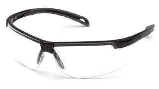 Safety Eyewear: Clear H2MAX Anti-Fog Lenses with Black Frames - Pack of 12 Pieces