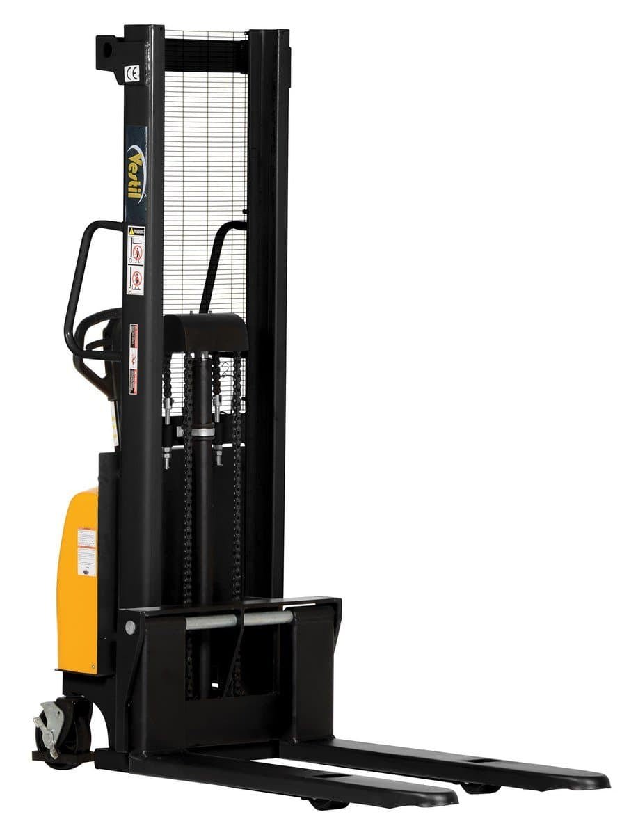 Versatile Hand Pump and Electric Powered Lift Stacker
