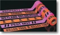 Printed Flagging Tape for Surveying - Pack of 108 Rolls