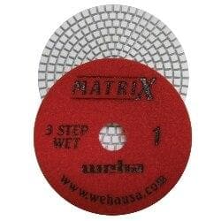 Weha Matrix 3-Step Diamond Pads for Light to Medium Quartz and Granite
