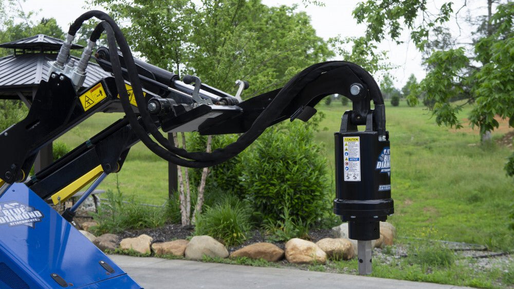 Compact Mini Auger Drive for Skid Steer and Track Loaders