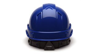 Blue Safety Hard Hat in Ridgeline Cap Style for Enhanced Protection