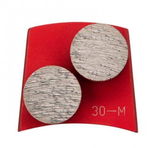 High - Efficiency Double Round Segments for Fast Concrete Grinding
