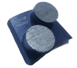 Quick - Change Double - Round Grinding Segment Ideal for Concrete and More