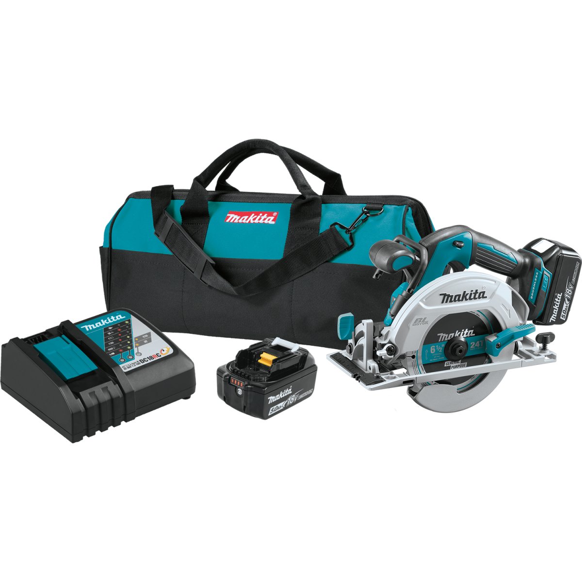 Powerful 18V LXT® Brushless Cordless 6-1/2 Circular Saw for Fast Cutting