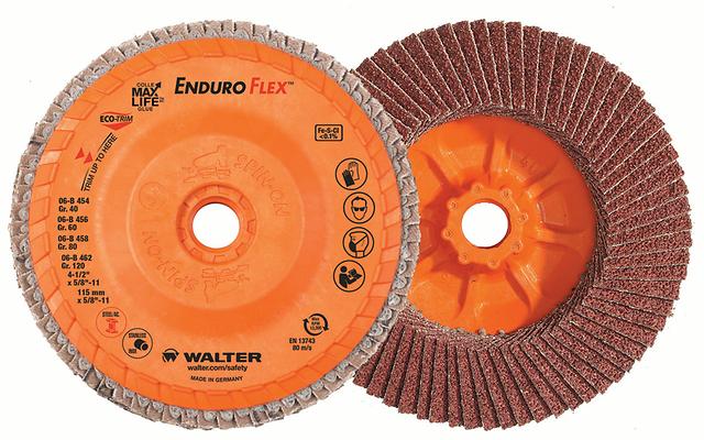 ENDURO-FLEX Flap Disc Set of 10 - Long - lasting with High Material Removal