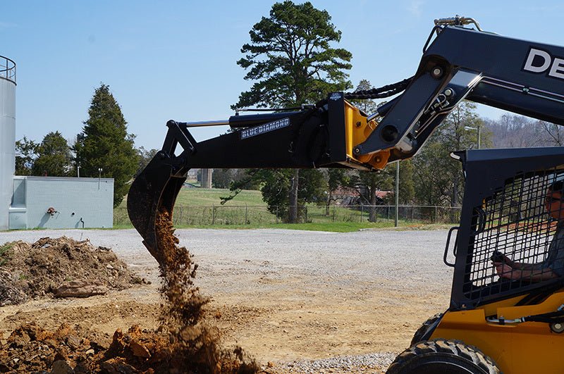 Blue Diamond® High - Performance Backhoe Attachment for Skid Steer