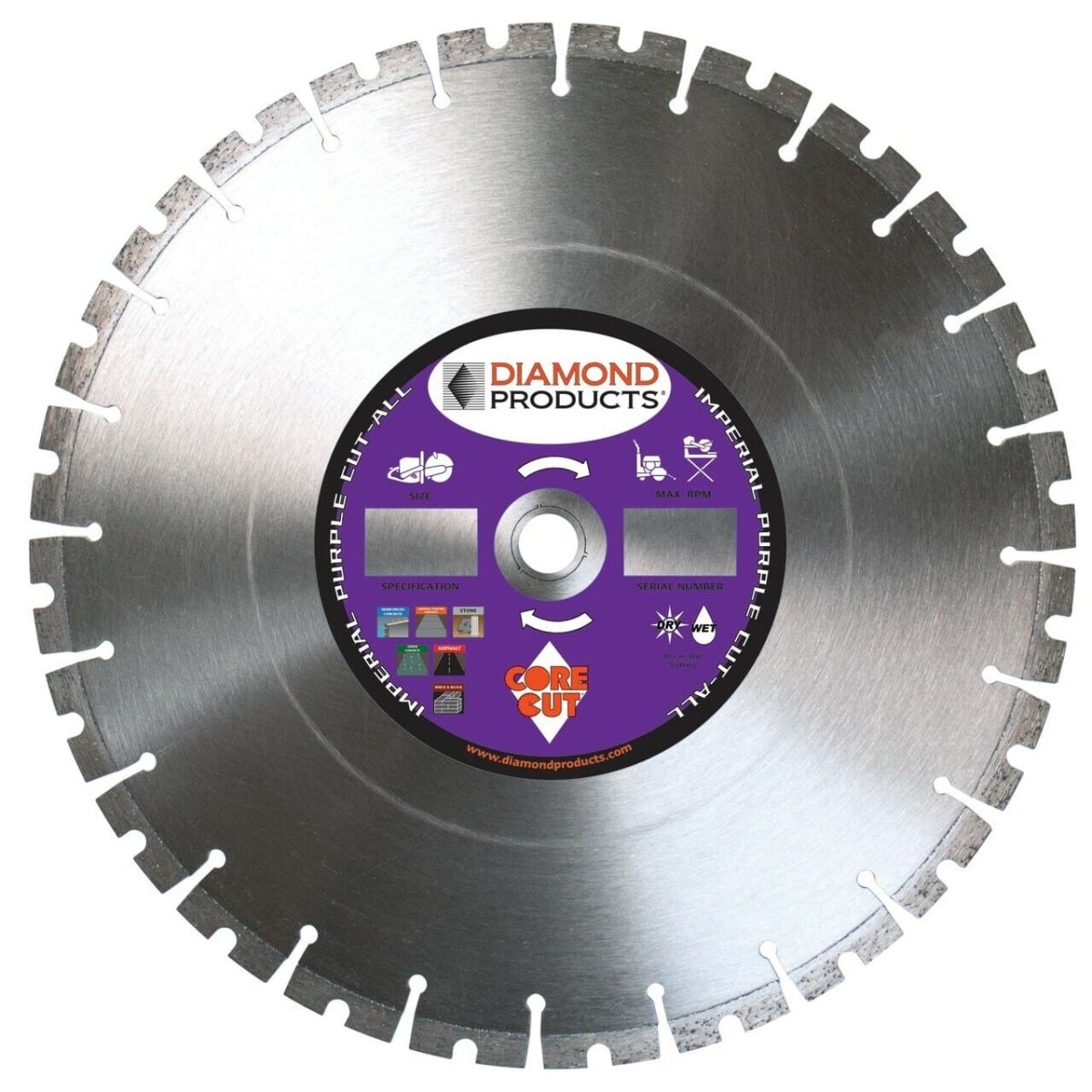 All-Purpose Imperial Specialty Cut-ALL Diamond Blades for Various Cutting Tasks