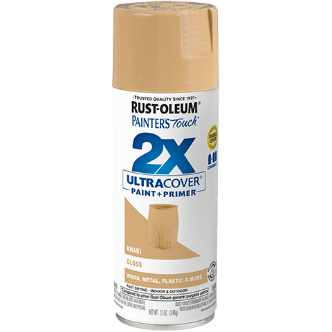 2x Ultra Coverage Glossy Spray Paint Set - 12 Ounce Cans (Pack of 6)
