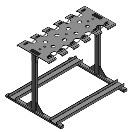 Star Industries Auger Storage Racks for Organized and Safe Auger Keeping