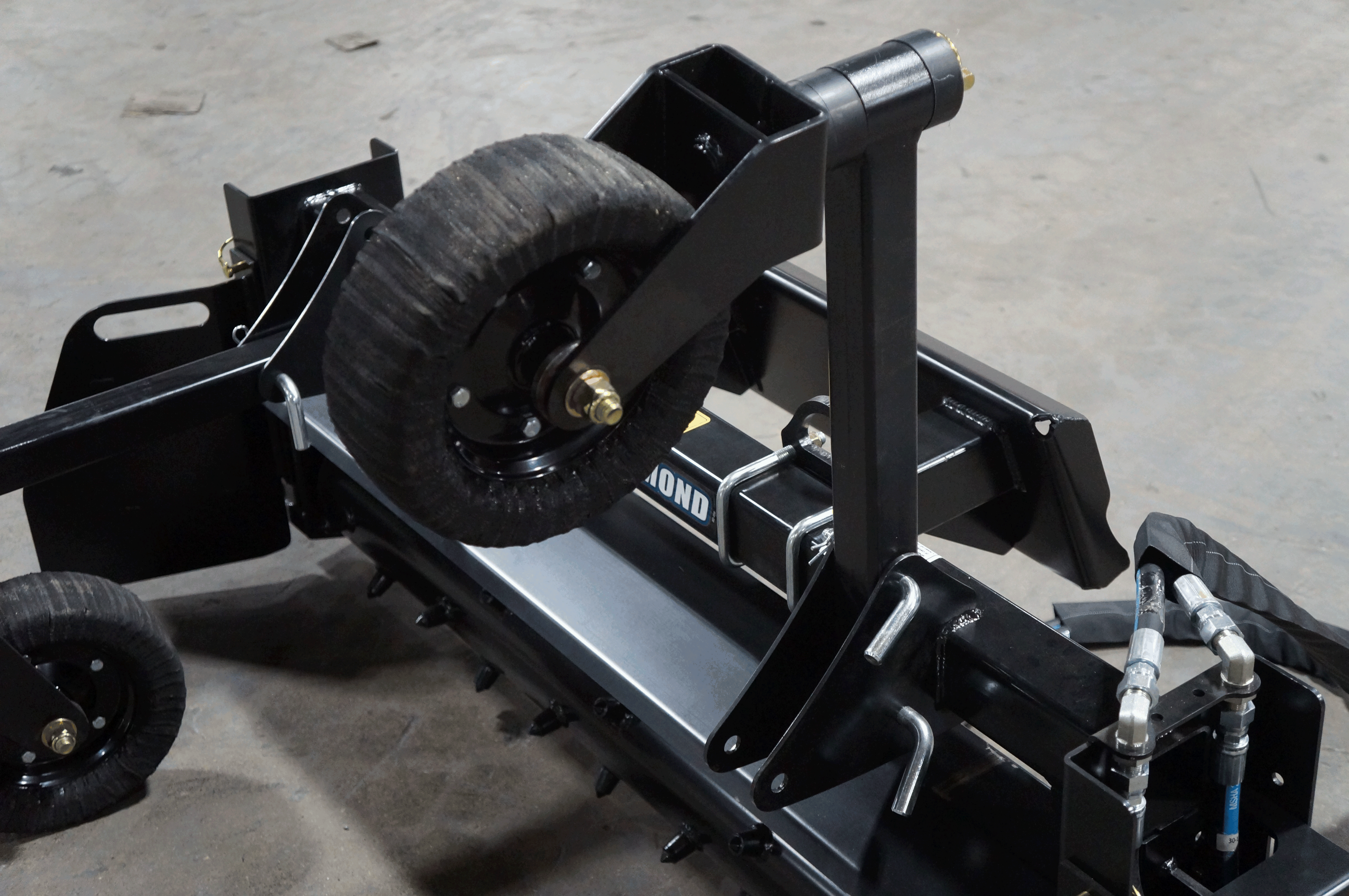 Standard Duty Mini Power Rake for Skid Steers and Walk - Behind Machines