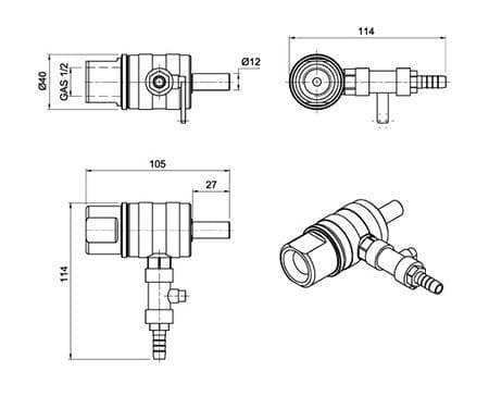 High - Performance Aardwolf Water Swivel for Diamond Core Drills