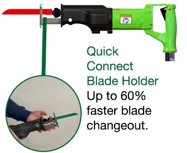 High-Performance CHEETAH Air Reciprocating Saw