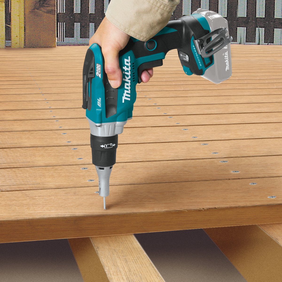 18V LXT® Lithium-Ion Brushless Cordless Drywall Screwdriver with 2,500 RPM for High-Demand Fastening Jobs