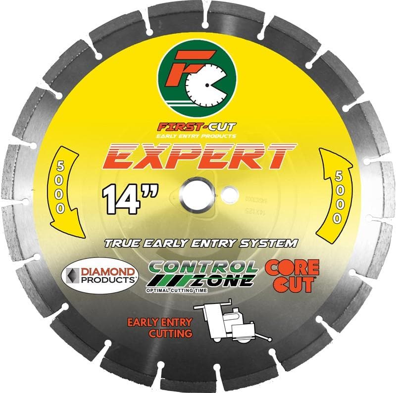 Expert-Grade First-Cut Early Entry Blades for Green Concrete Cutting