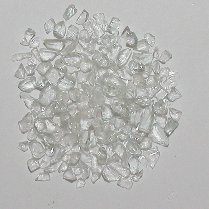Transparent Plate-Style Terrazzo Decorative Glass