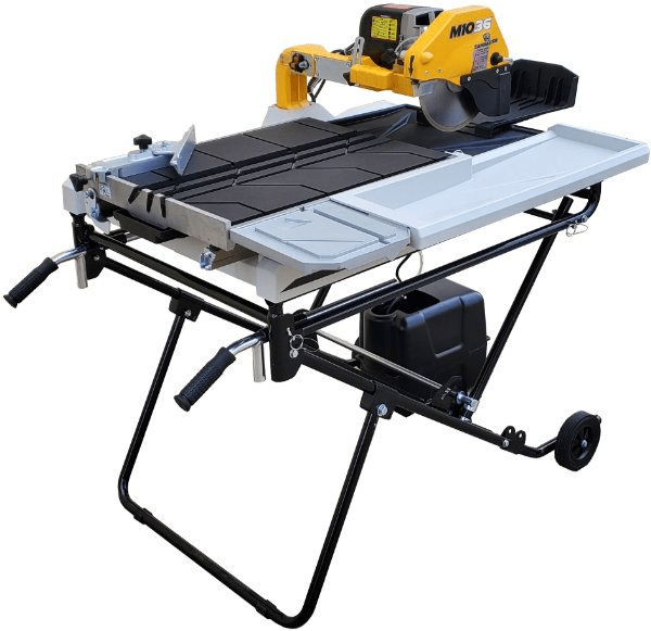 Versatile M1036 Mobile Wet Tile Cutting Saw for Professional Use