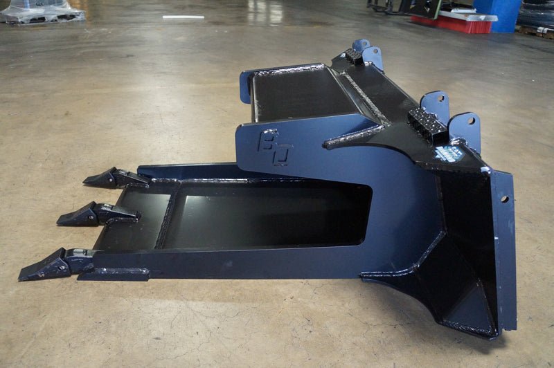 Blue Diamond Heavy - Duty Skid Steer Slab Bucket for Tough Working Conditions