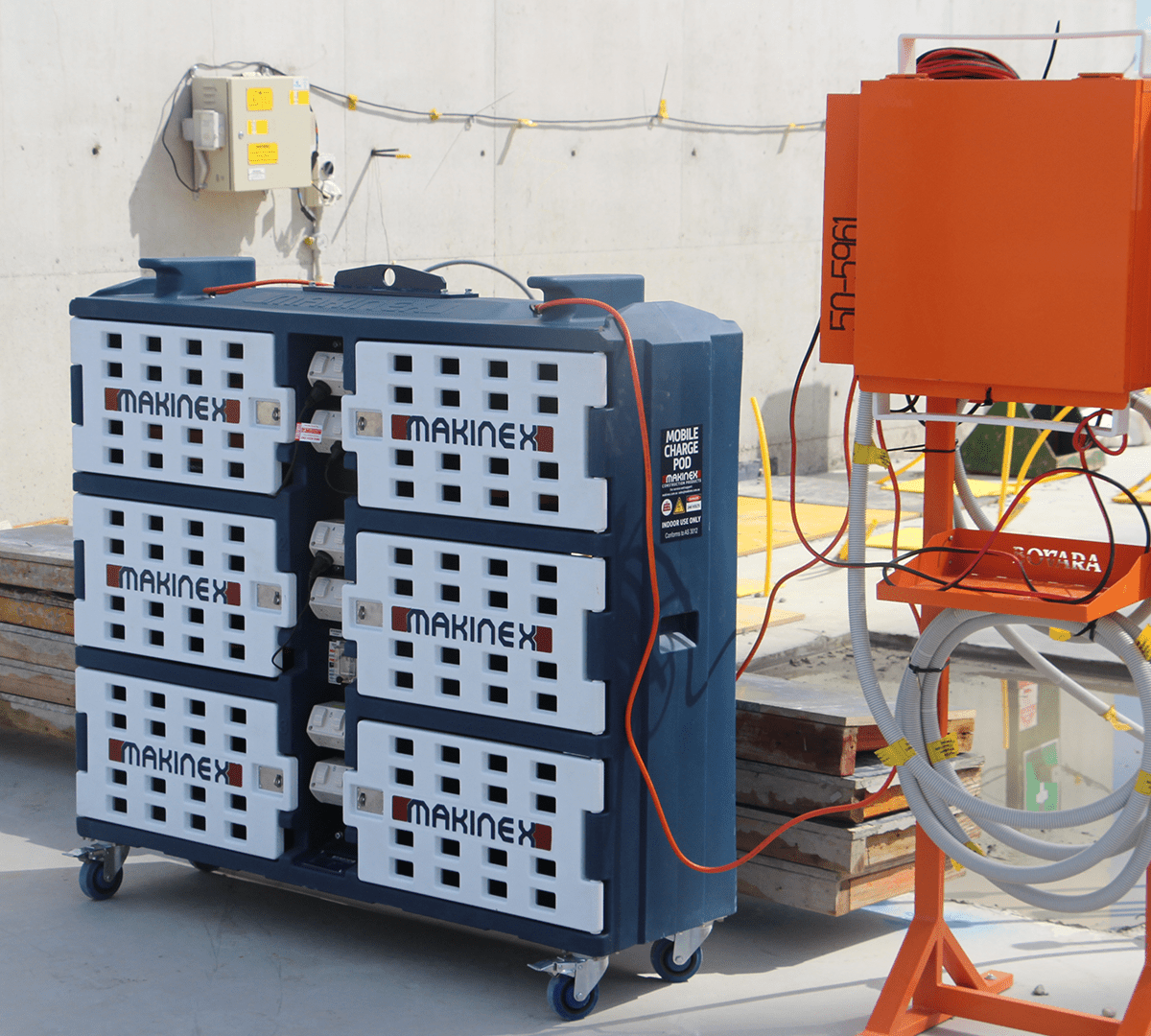 High - Security Mobile Power Charge Pod for Construction Site Tools