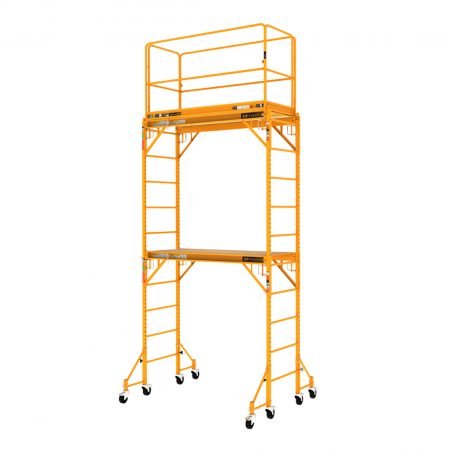 12-Foot Full-Service Drywall Baker Scaffold Tower Equipment Set for Construction and DIY