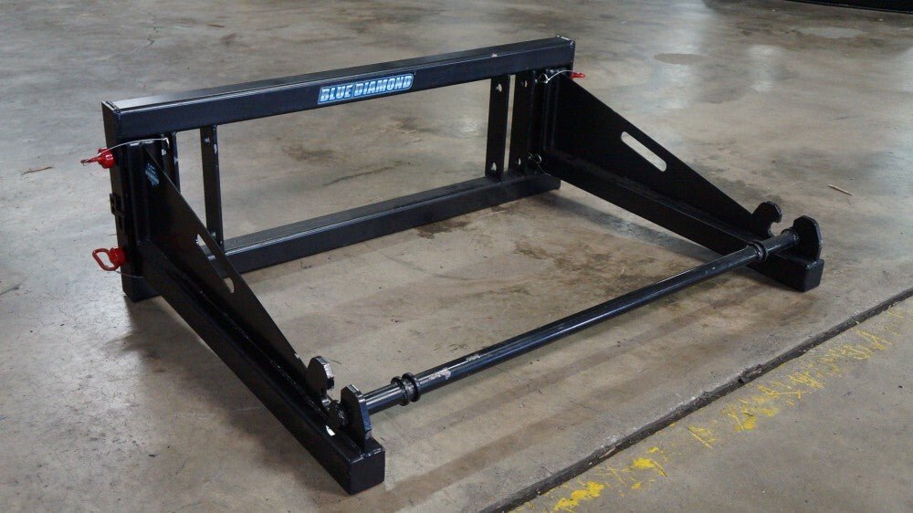 Blue Diamond Brand Skid Steer Attachment for Sod Rolling