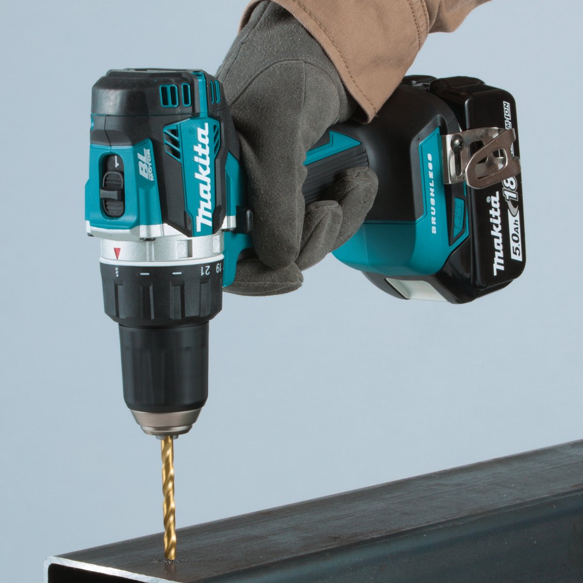 Makita 18V LXT® Compact Brushless Cordless 1/2 Driver-Drill Kit with 5.0Ah Battery