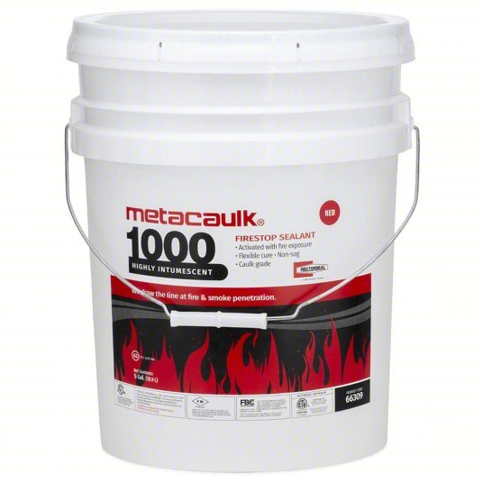 Metacaulk 1000 High - Performance Intumescent Firestop Sealant for Construction and Penetration Sealing