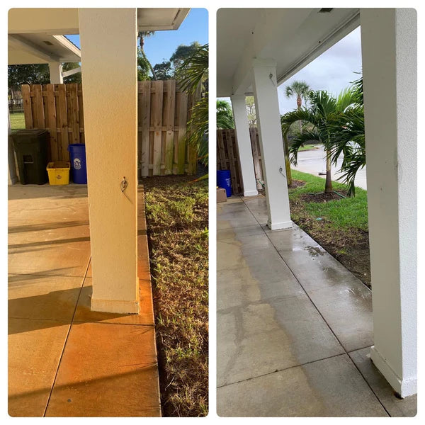 Organic Cobble Oxhide Cleaner for Rust and Stain Removal on Concrete and Pavers
