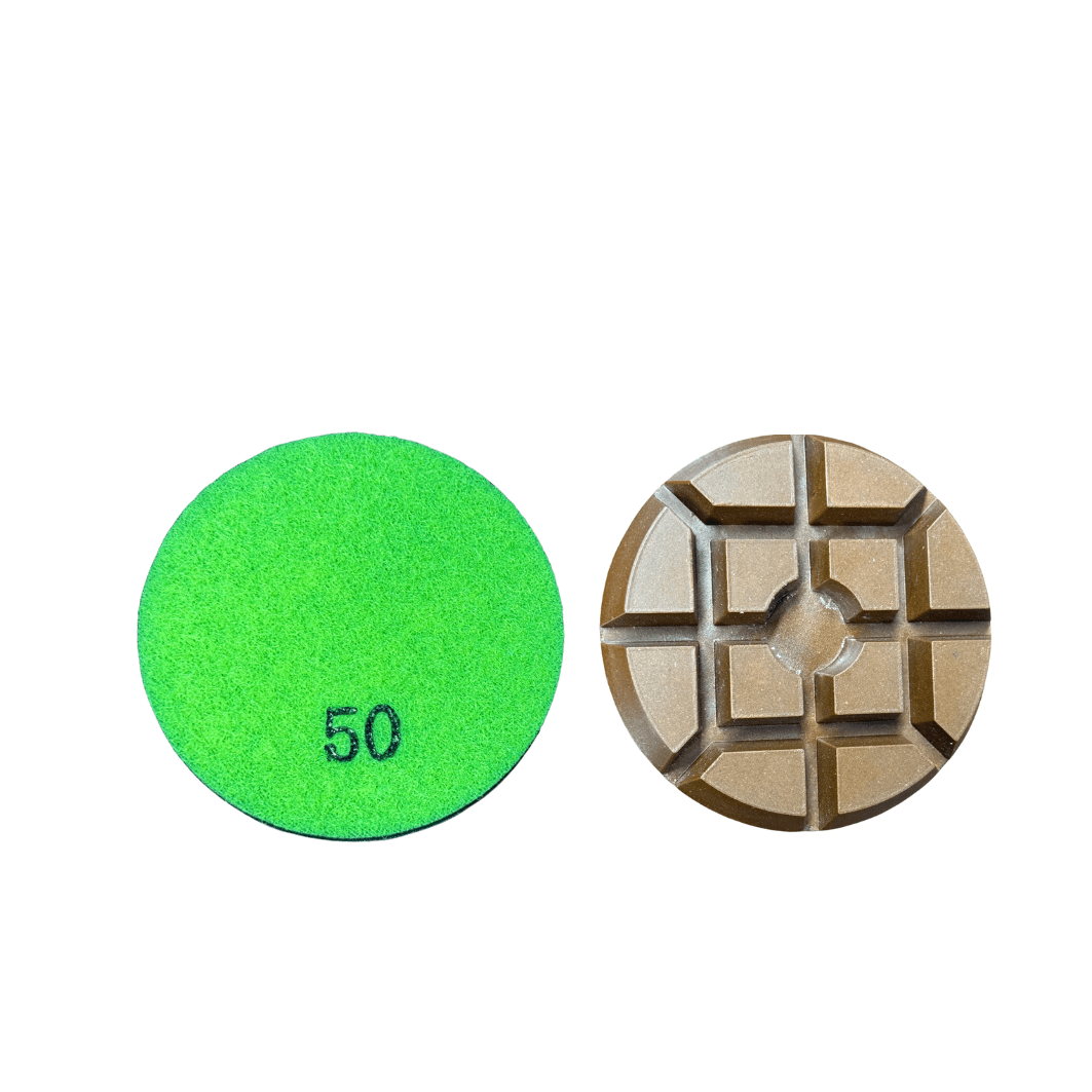 High - Quality 3 Diamond Resin Pads for Stone & Concrete Polishing