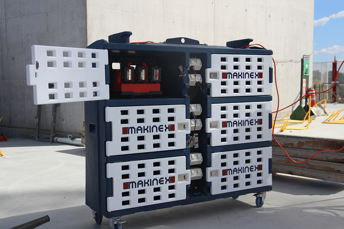 High - Security Mobile Power Charge Pod for Construction Site Tools