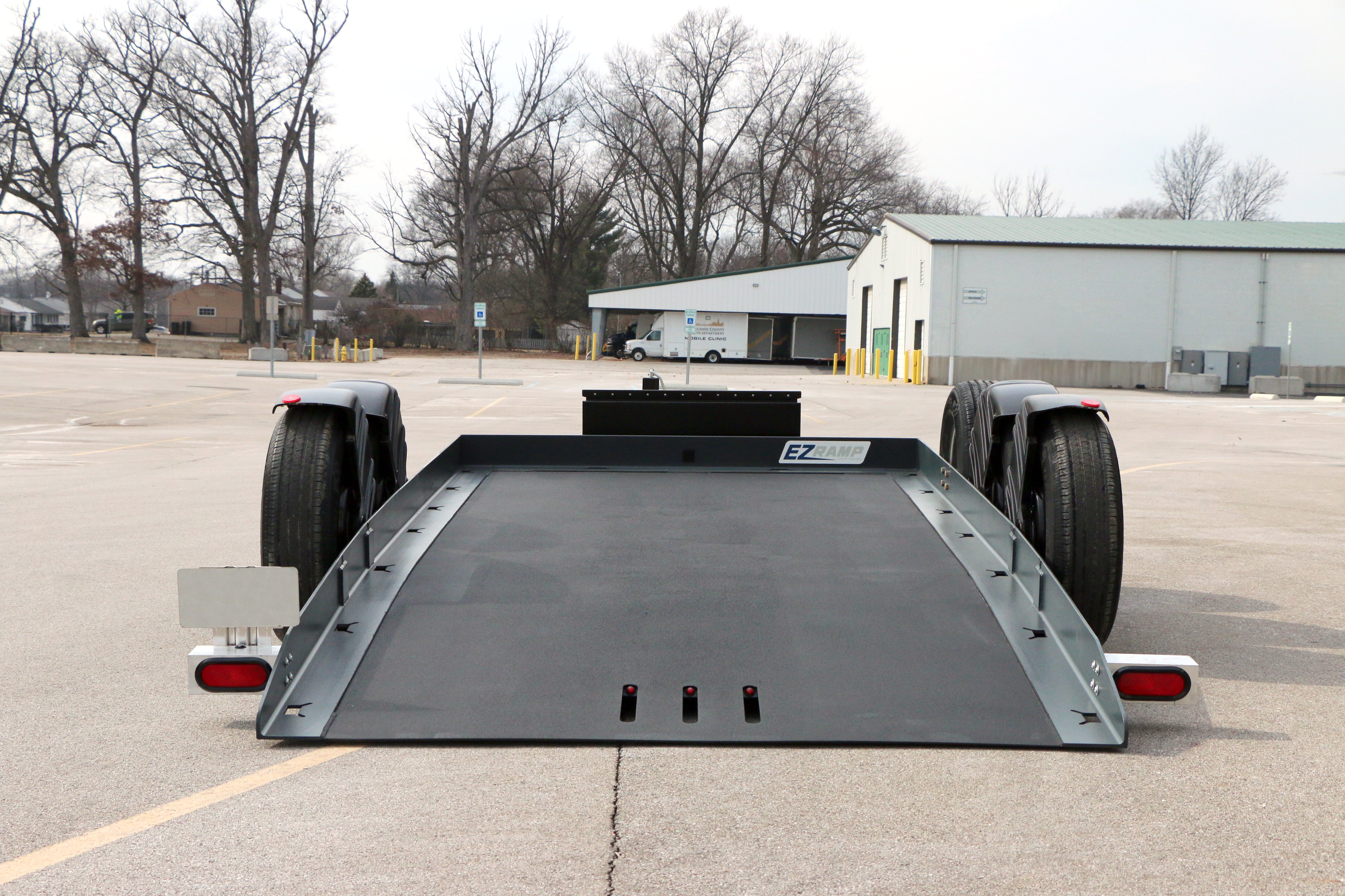 EZ-RAMP Heavy-Duty Utility Trailer Model 1480S for High-Capacity Load Hauling