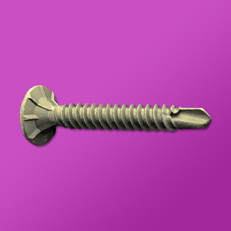 High - Quality Fiber Cement Board Self - Drilling Screws, Size 8 x 1 - 1/4 for Optimal Metal Applications