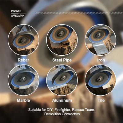 5-Inch All-Purpose Cutting Rescue Blade for Various Materials