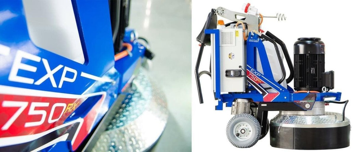 Large-Scale Remote-Controlled EXP 750 RX/AT Concrete Grinder and Polisher