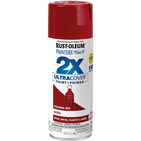2x Ultra Coverage Glossy Spray Paint Set - 12 Ounce Cans (Pack of 6)