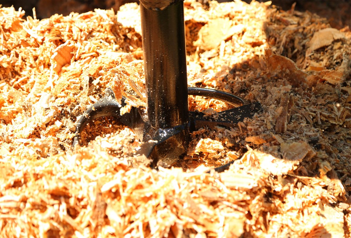 Eterra Compact Auger Stump Planer - 10' and 14' Options