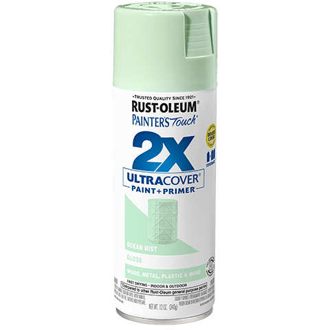 2x Ultra Coverage Glossy Spray Paint Set - 12 Ounce Cans (Pack of 6)