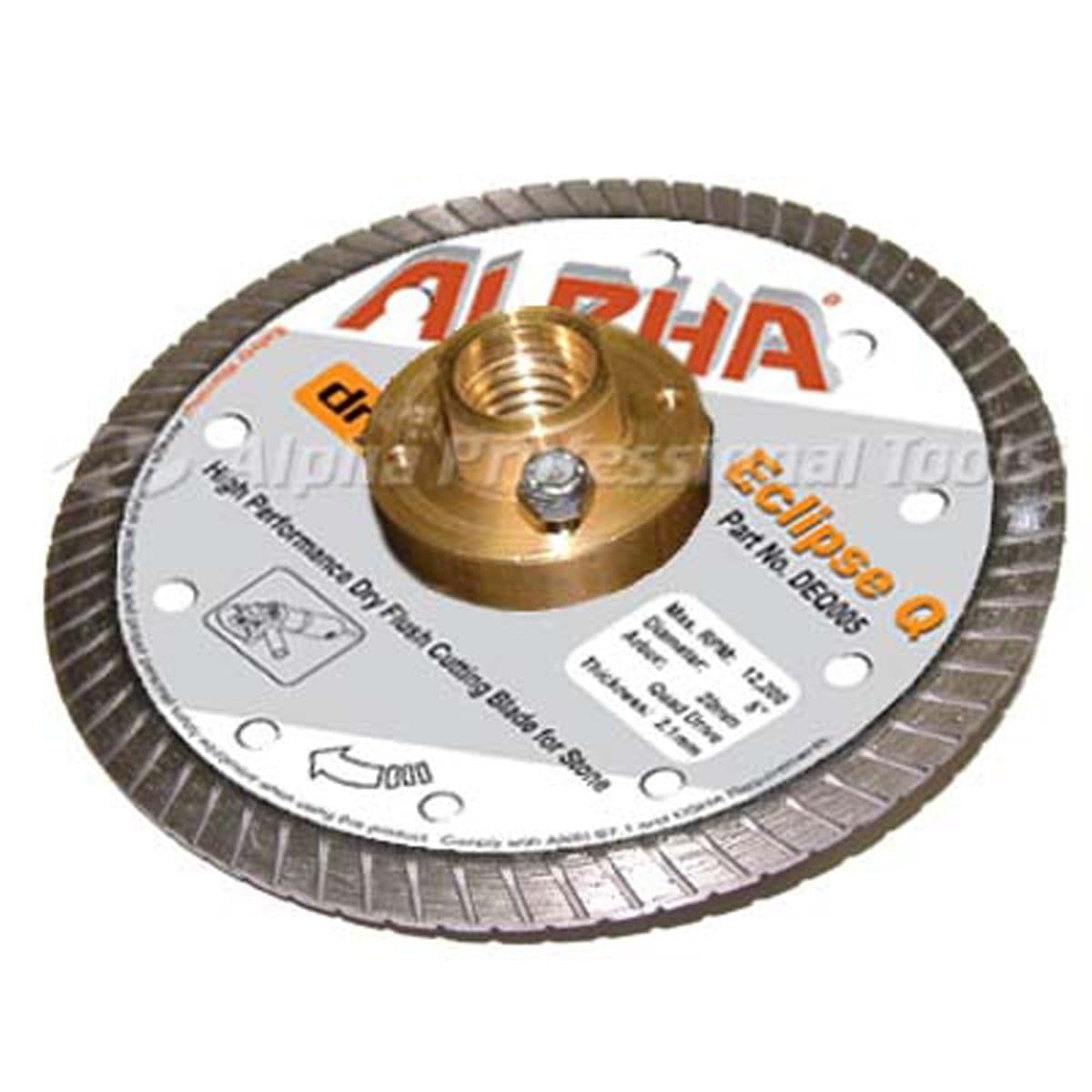Alpha® Eclipse Q High - End General Purpose Turbo Cutting Blade for Stone Fabrication