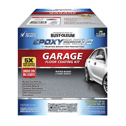 Epoxyshield® Premium Garage Floor Coating - 2.5 Gallon Kit for High - Quality Garage Flooring