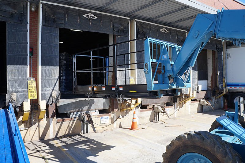 Lightweight and Durable Blue Diamond Forklift Work Platform