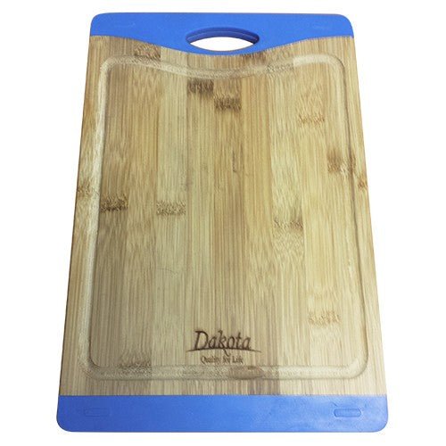 Dakota Sinks Signature 8.75-Inch Bamboo Cutting Board with Silicone Edging