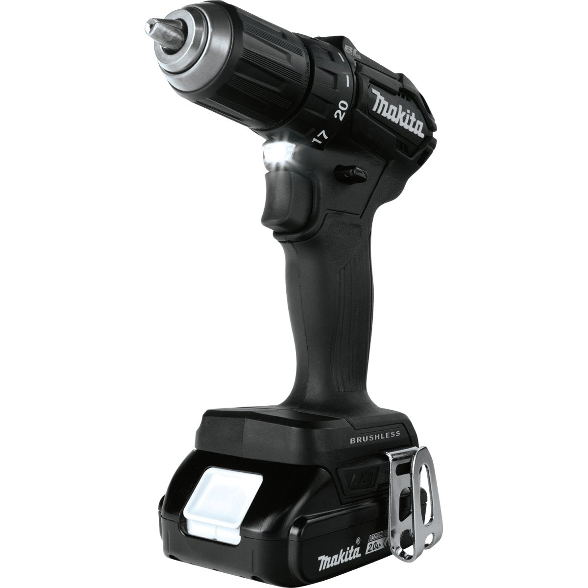 18V LXT® Sub-Compact Brushless Cordless 1/2 Driver-Drill with 2.0Ah Lithium-Ion Battery