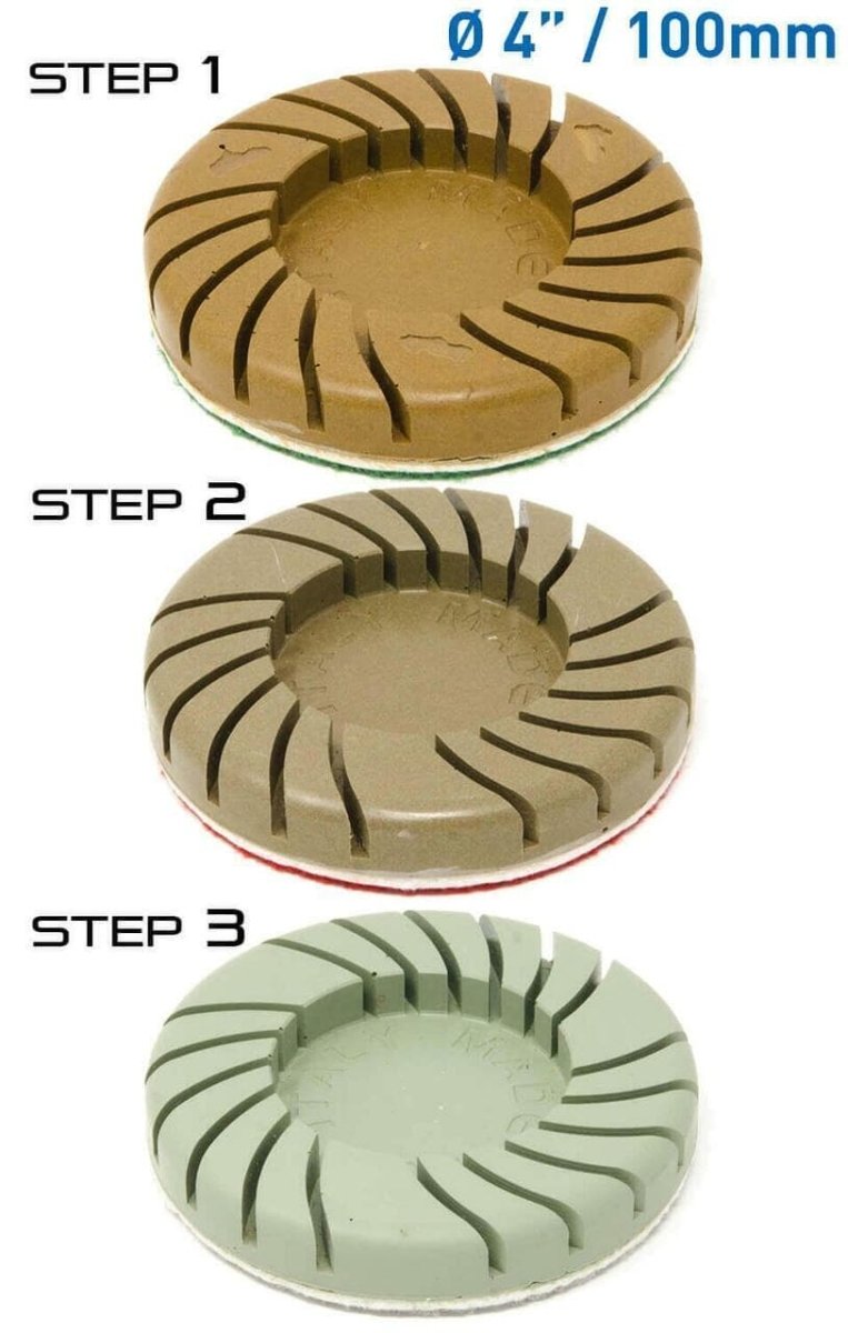 Three - Step Polishing Pads Specifically Designed for HG Hyper Grinder Floor Surface Finishing