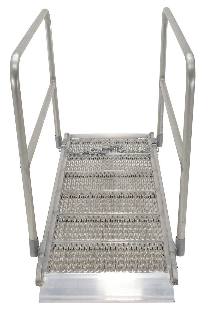 Lightweight and Rust - Free Aluminum Grip - Strut Walk Ramps for Truck Loading
