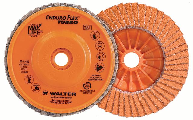 ENDURO-FLEX Turbo Abrasive Discs - Pack of 10 High - Performance Units